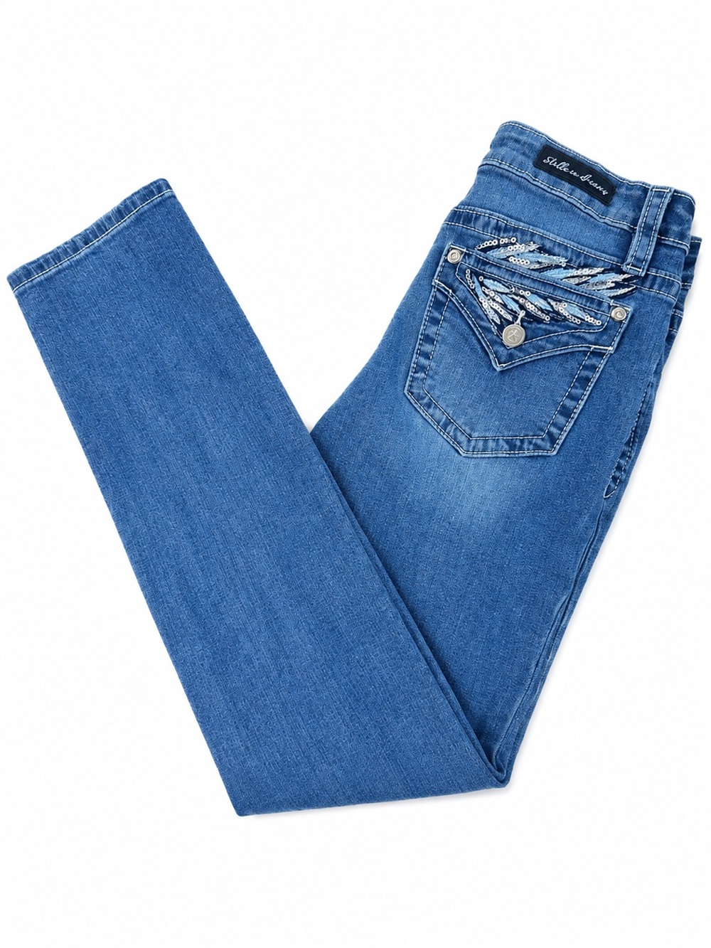 Stella in Dreams Y2K Western Bedazzled Bootcut Jeans SZ 11/30